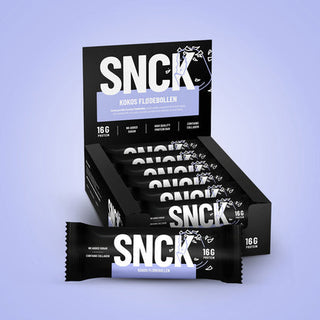 SNCK Protein Bar Kokos Flødebollen - 10x55g