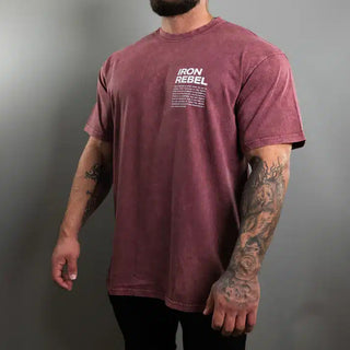 Shadows Oversized Tee (Wine)