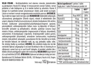 Vegan vitamin (60 tabs)