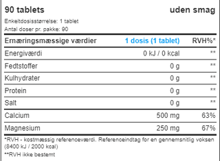 Calcium magnesium (90 tabs)