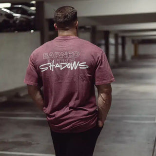 Shadows Oversized Tee (Wine)