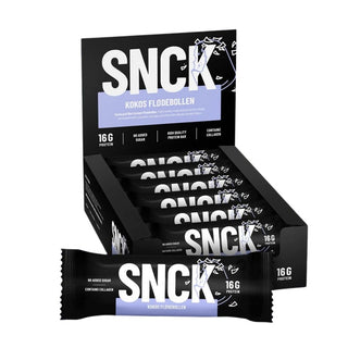 SNCK Protein Bar Kokos Flødebollen - 10x55g