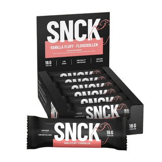 SNCK Protein Bar Vanilla Fluff - 10x55g